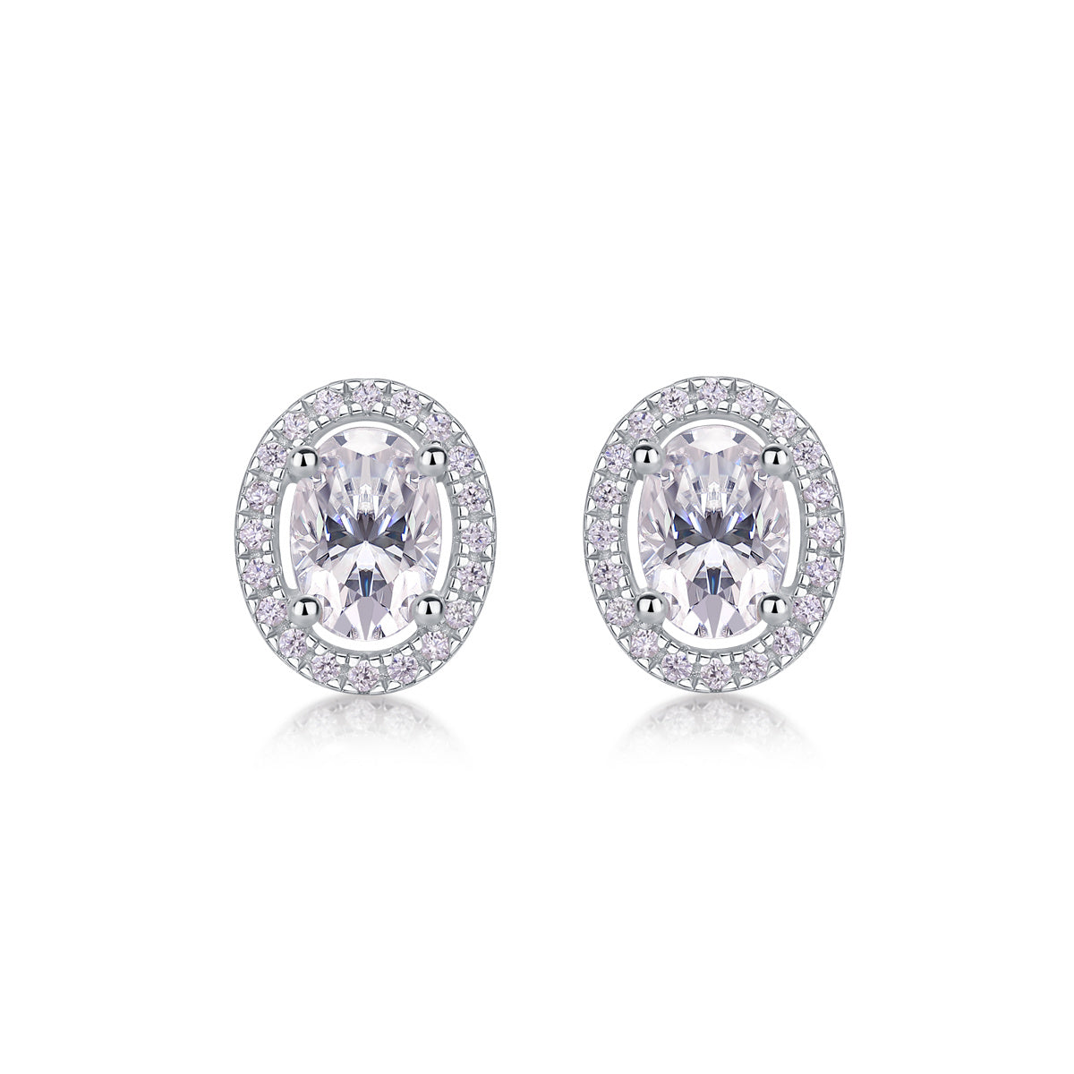 Phantom Night - Moissanite S925 Sterling Silver And Platinum-plated, woman’s earrings