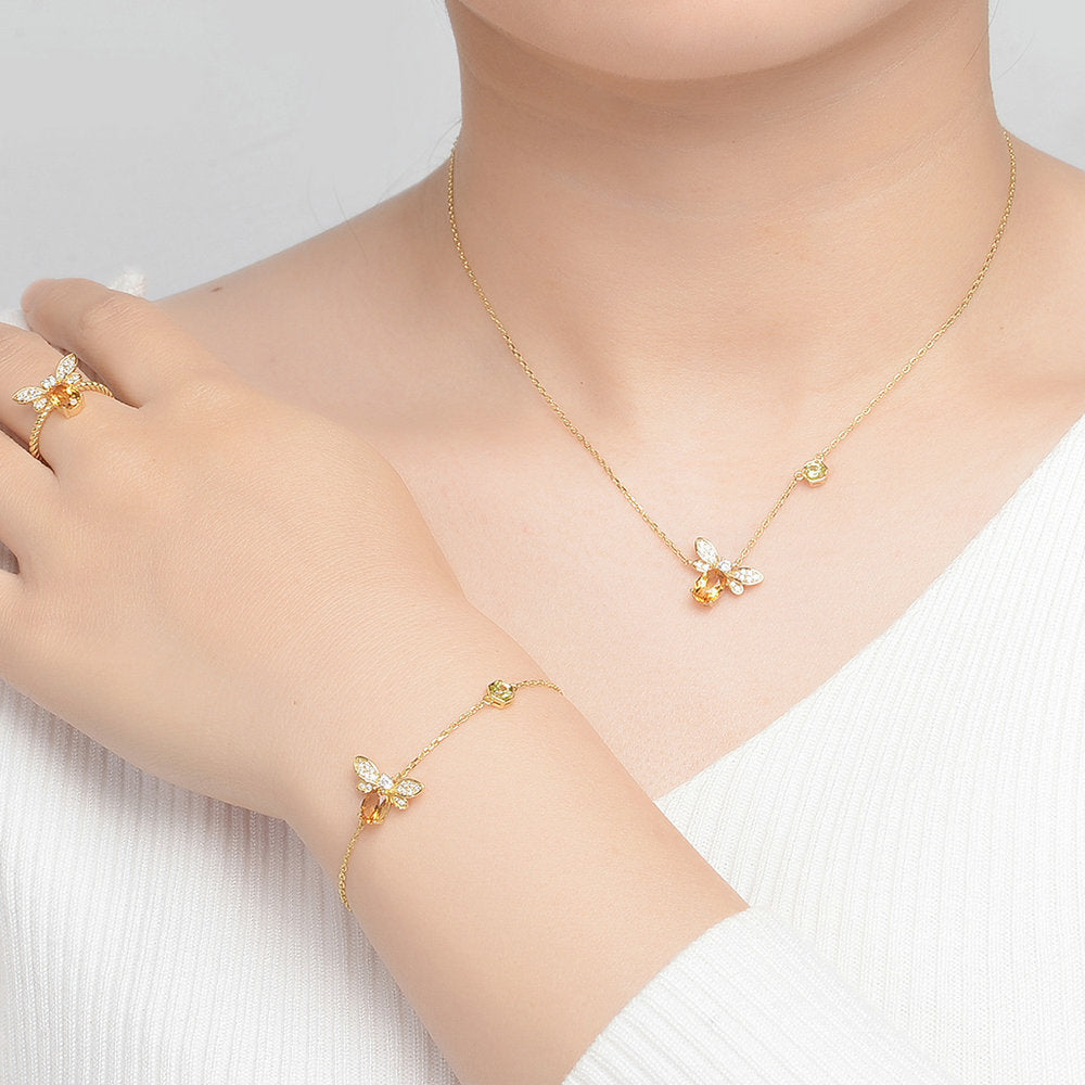 Bumble bee women’s jewellery set