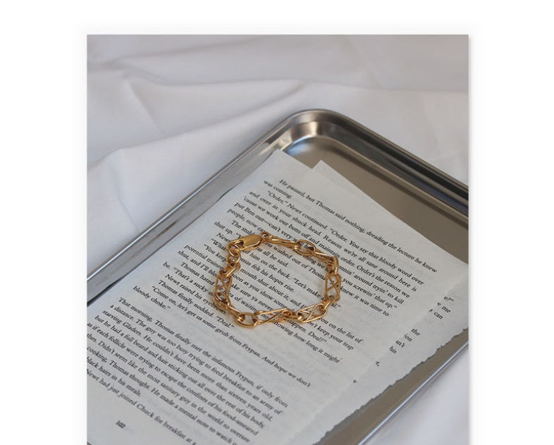 Women's 9ct coated bracelet