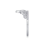 Crown Diamond Ring Luxury And Stylish Moissanite Silver Ring