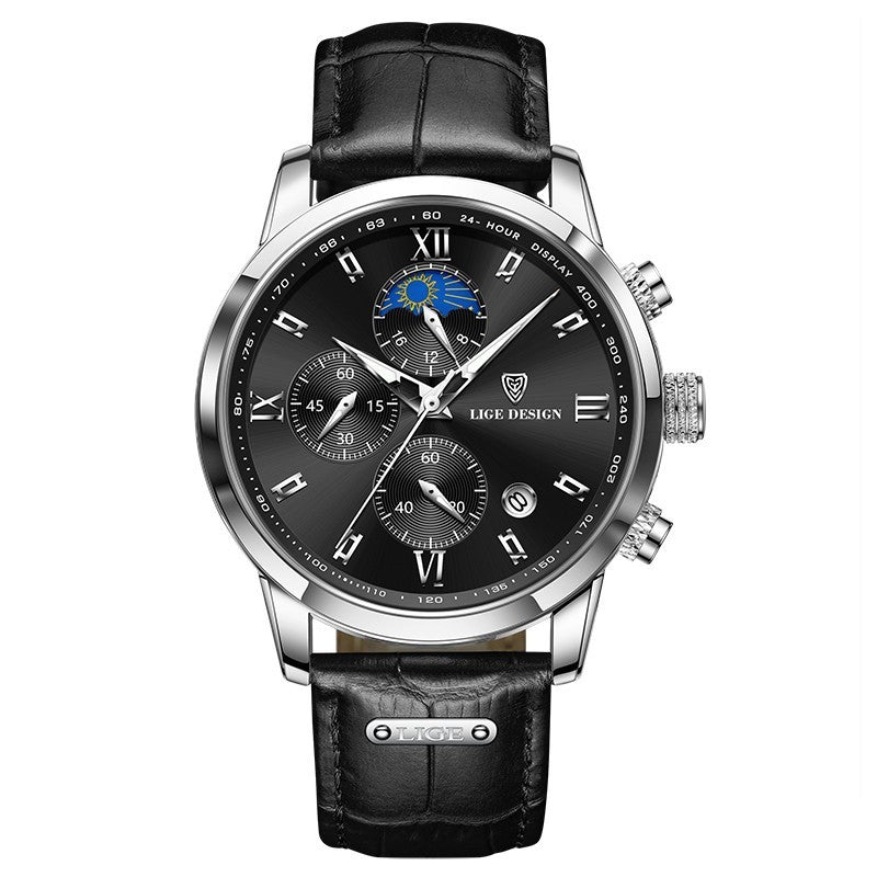 Fashion Personality Quartz Waterproof Watch Multifunctional