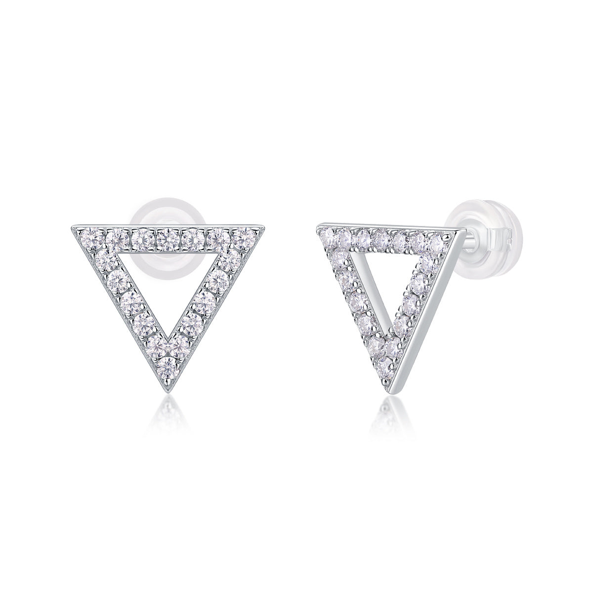 Unique Diamond Set With Moissanite Silver Earrings Luxury Fashion Diamond Earrings Stud Earrings