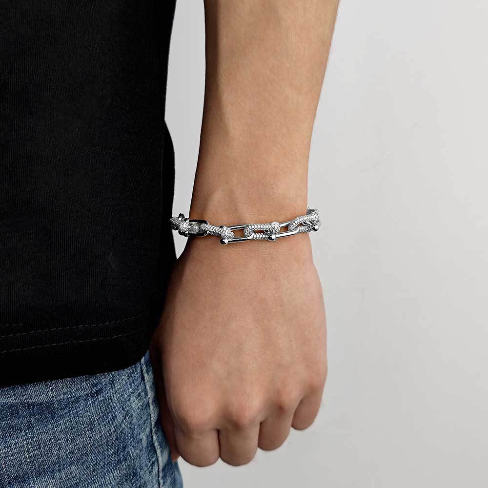 U-shaped Horseshoe unisex Chain Bracelet