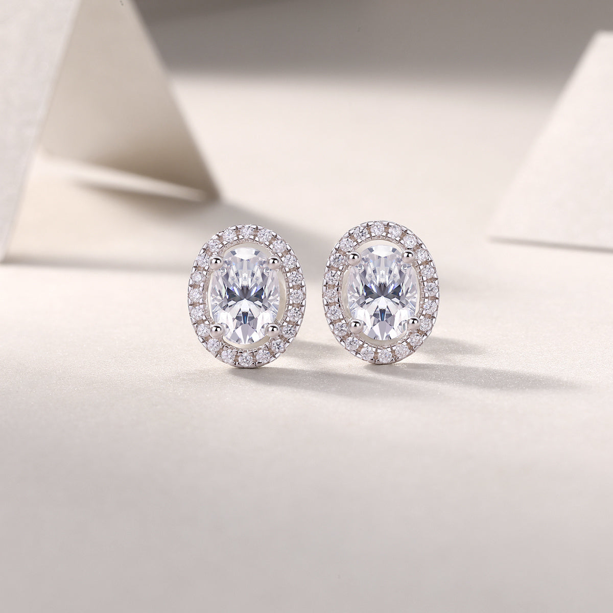Phantom Night - Moissanite S925 Sterling Silver And Platinum-plated, woman’s earrings