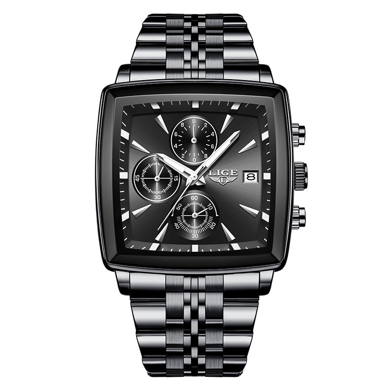 RIGE men’s watch square dial