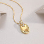 Cloud Roll And Cloud Spread - A Fashionable And Trendy Diamond Pendant Necklace Set With Moissanite S925 Sterling Silver And Gold Plating