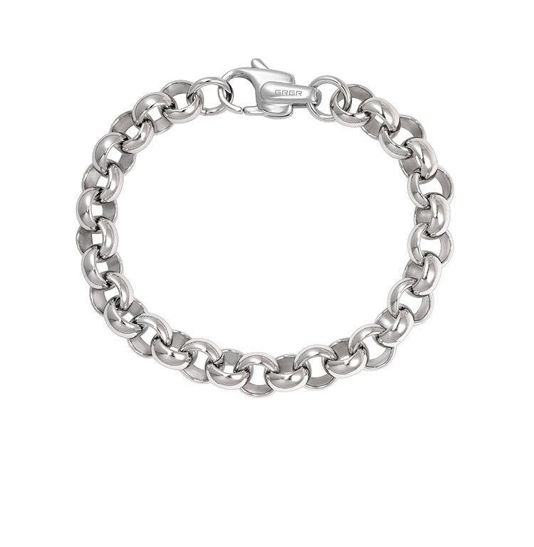Lustre & co mens silver belcher